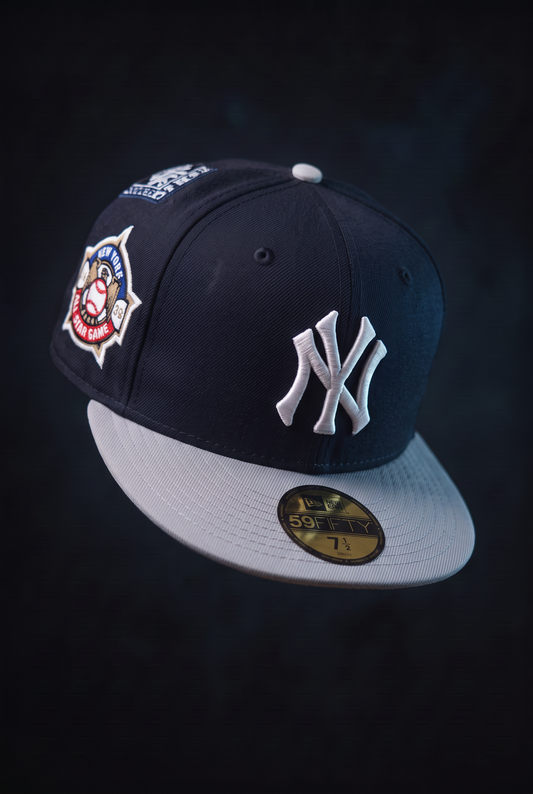 New Era Derhúfa - New York Yankees Cooperstown Patch Navy 59FIFTY Cap