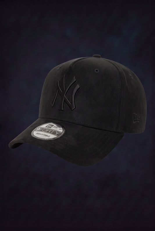 New Era Derhúfa - New York Yankees Clean Black suede A-Frame Trucker Cap