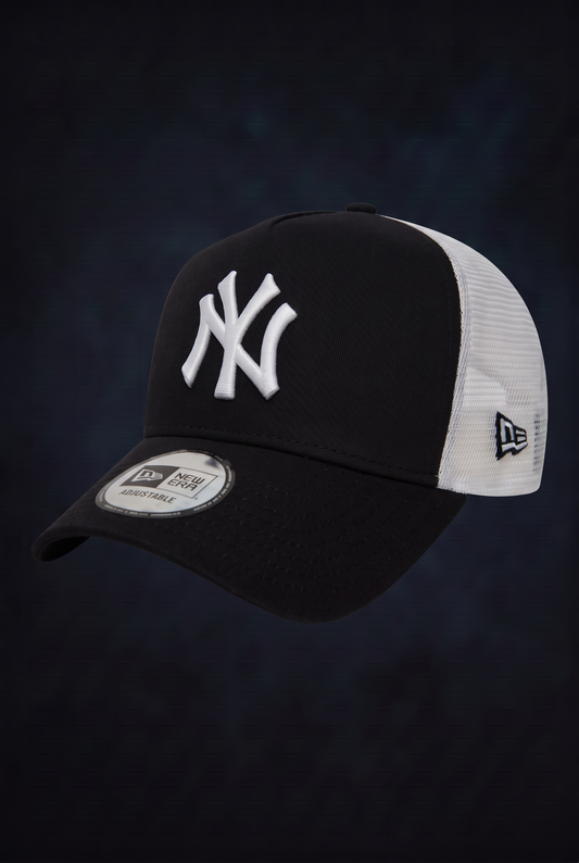 New Era Derhúfa - NY League Essential Svört/Hvít Trucker Cap