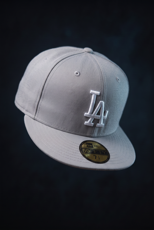 New Era Derhúfa - LA Dodgers Essential grey 59FIFTY Cap