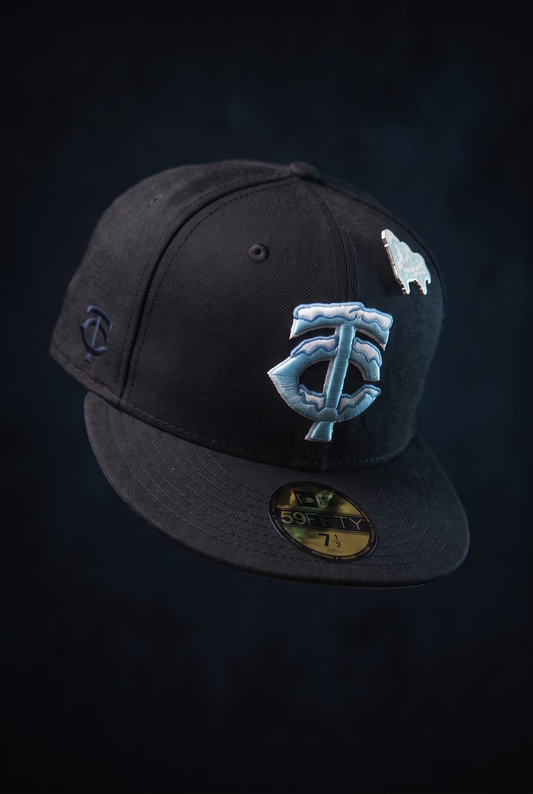 New Era Derhúfa - Minnesota Twins MLB Pin Pack Navy 59FIFTY Fitted Cap