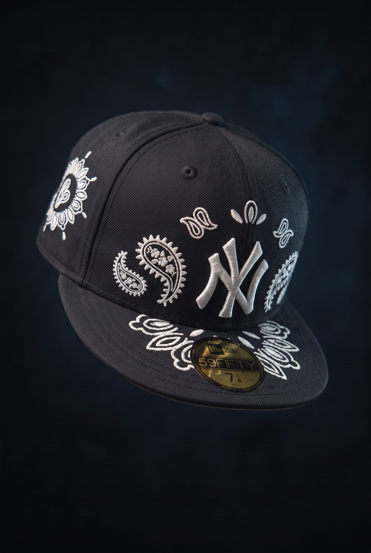 New Era Derhúfa -  MLB NY PAISLEY 59FIFTY  Black