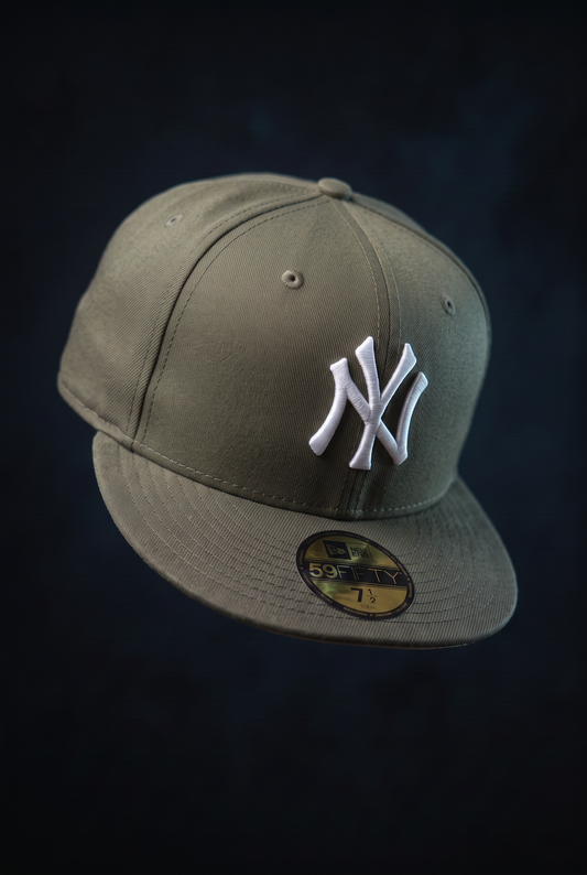 New Era Derhúfa - New York Yankees League Essential Green 59FIFTY Fitted Cap
