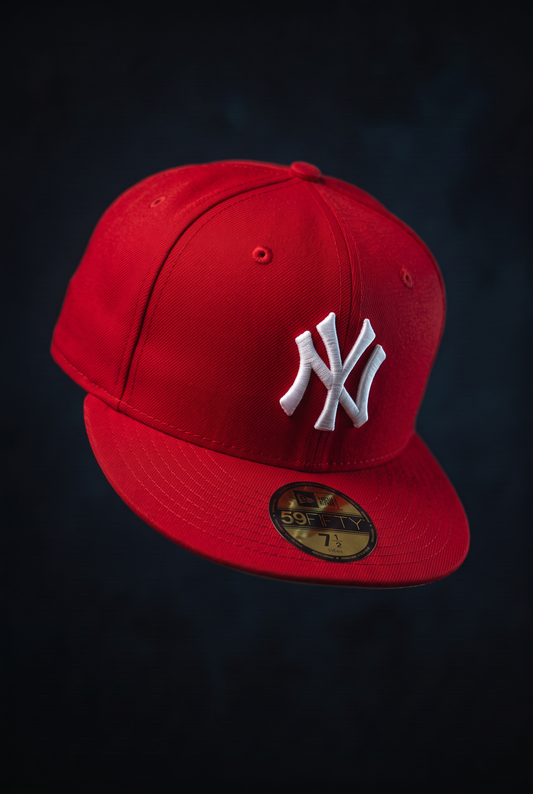 New Era Derhúfa - New York Yankees Essential Red 59FIFTY Cap