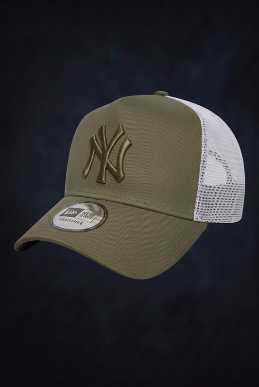 New Era Derhúfa - NY League Essential græn/Hvít Trucker Cap