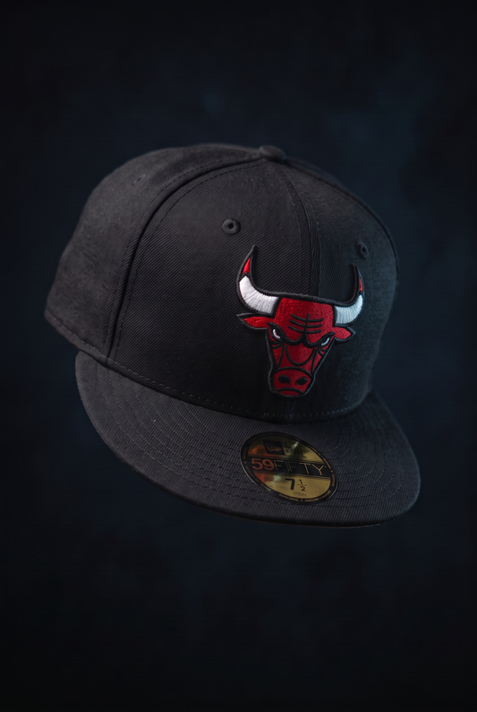 New Era Derhúfa - Chicago Bulls Authentic On Field Game Black  59FIFTY Cap