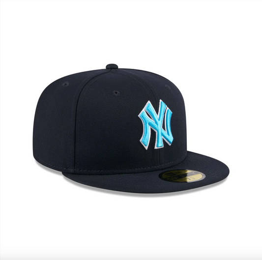 New Era Derhúfa - Father's Day 2024 59FIFTY Fitted NY Navy blá