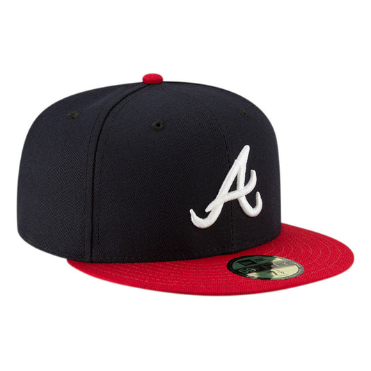 New Era Derhúfa - Atlanta Braves Authentic On Field Home Navy 59FIFTY Cap