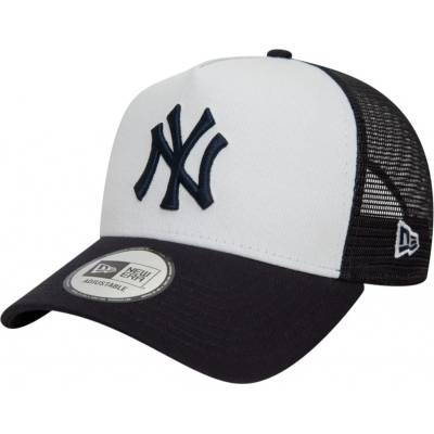 New Era Derhúfa - NY League Essential hvít og blá Trucker Cap