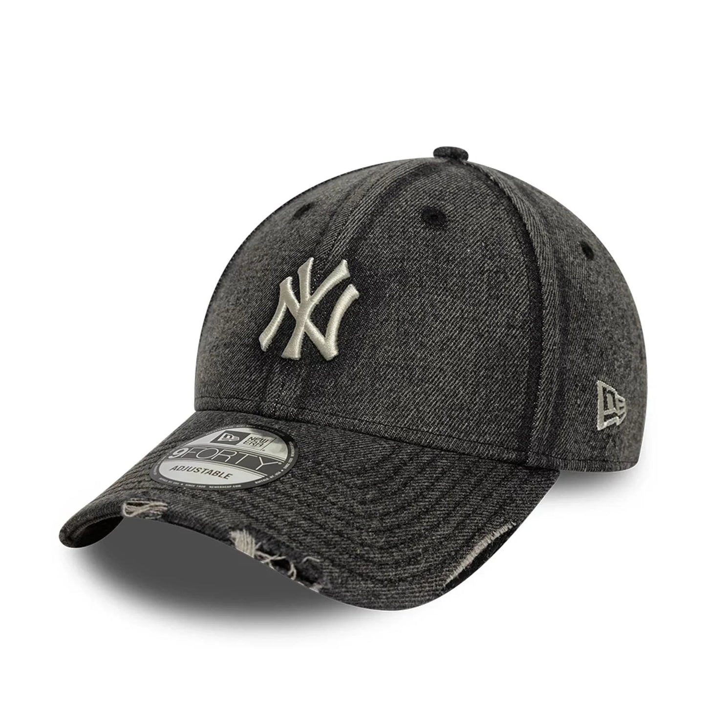 New era derhúfa - New York Yankees acid washed distressed black
