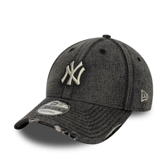 New era derhúfa - New York Yankees acid washed distressed black