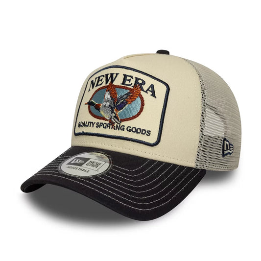 New Era Derhúfa - Animal patch trucker A-frame navy/cream