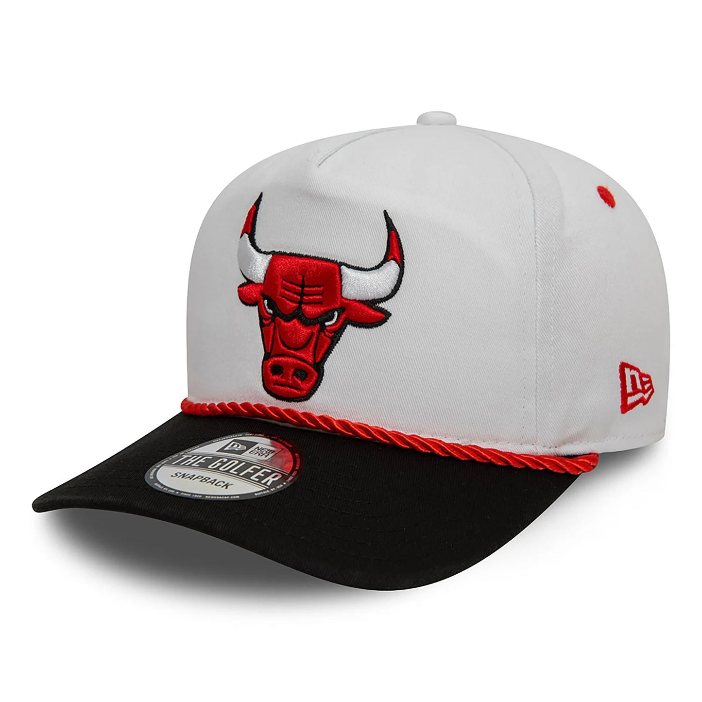 New Era Derhúfa - Chicago Bulls Washed NBA White Golfer Snapback Cap