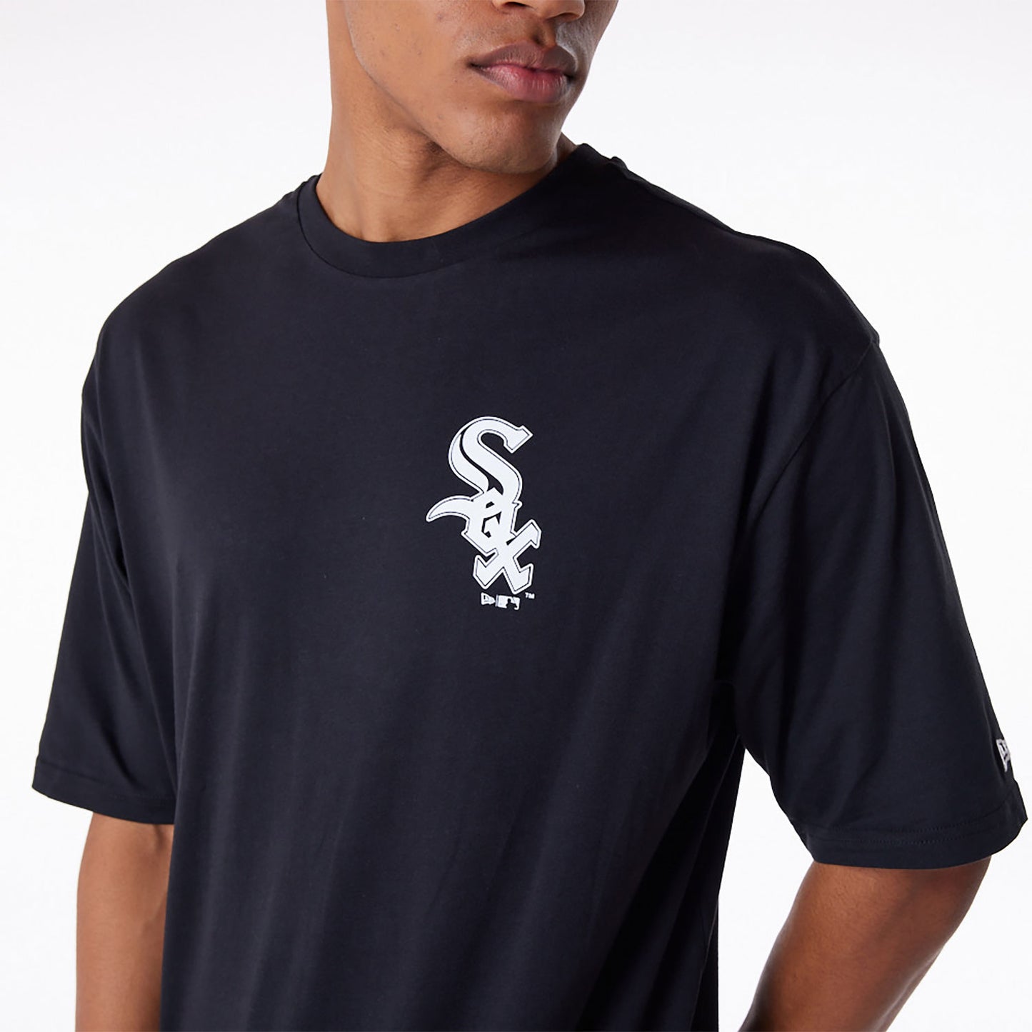 New Era Bolur - Chicago White Sox MLB Essential Black Oversized T-Shirt