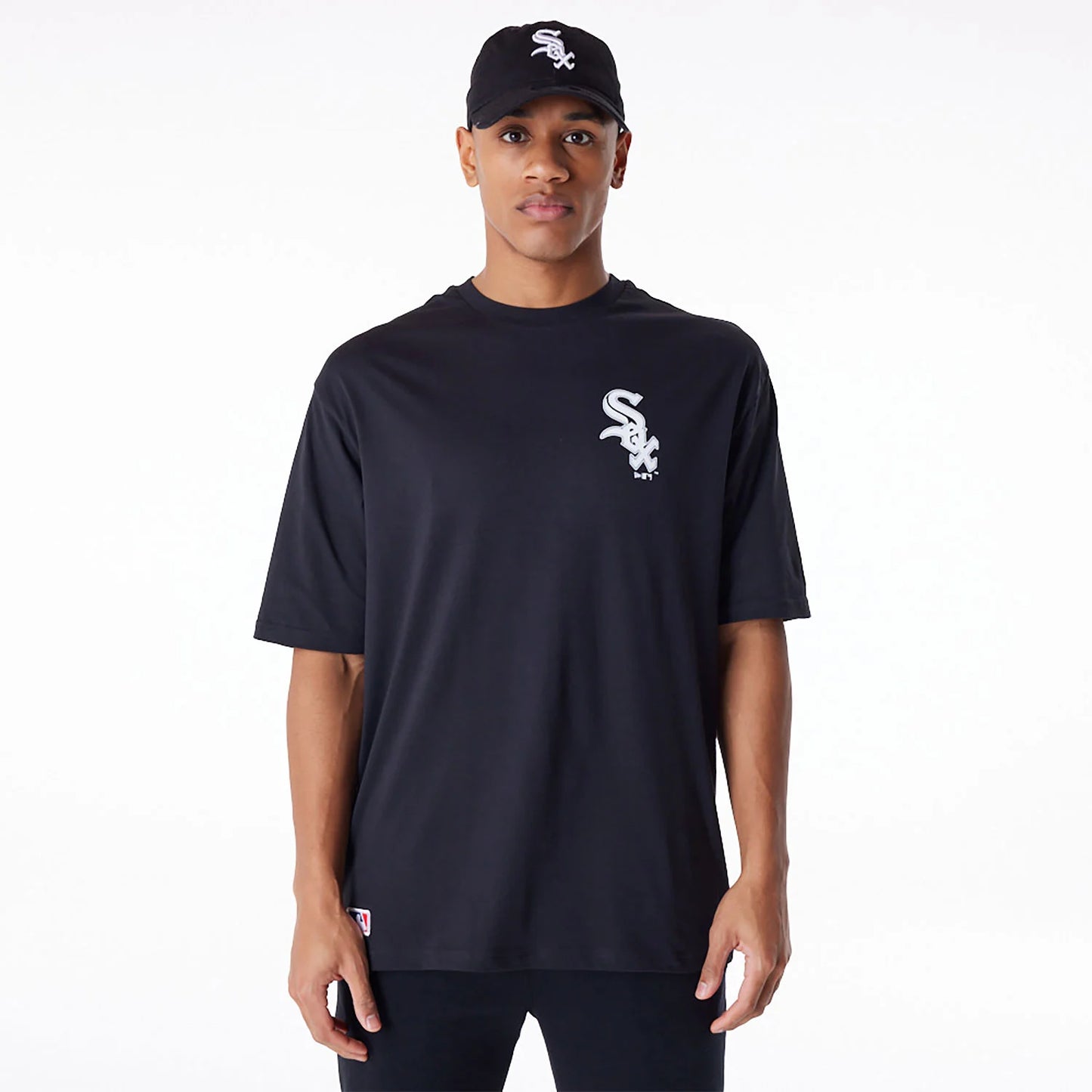 New Era Bolur - Chicago White Sox MLB Essential Black Oversized T-Shirt