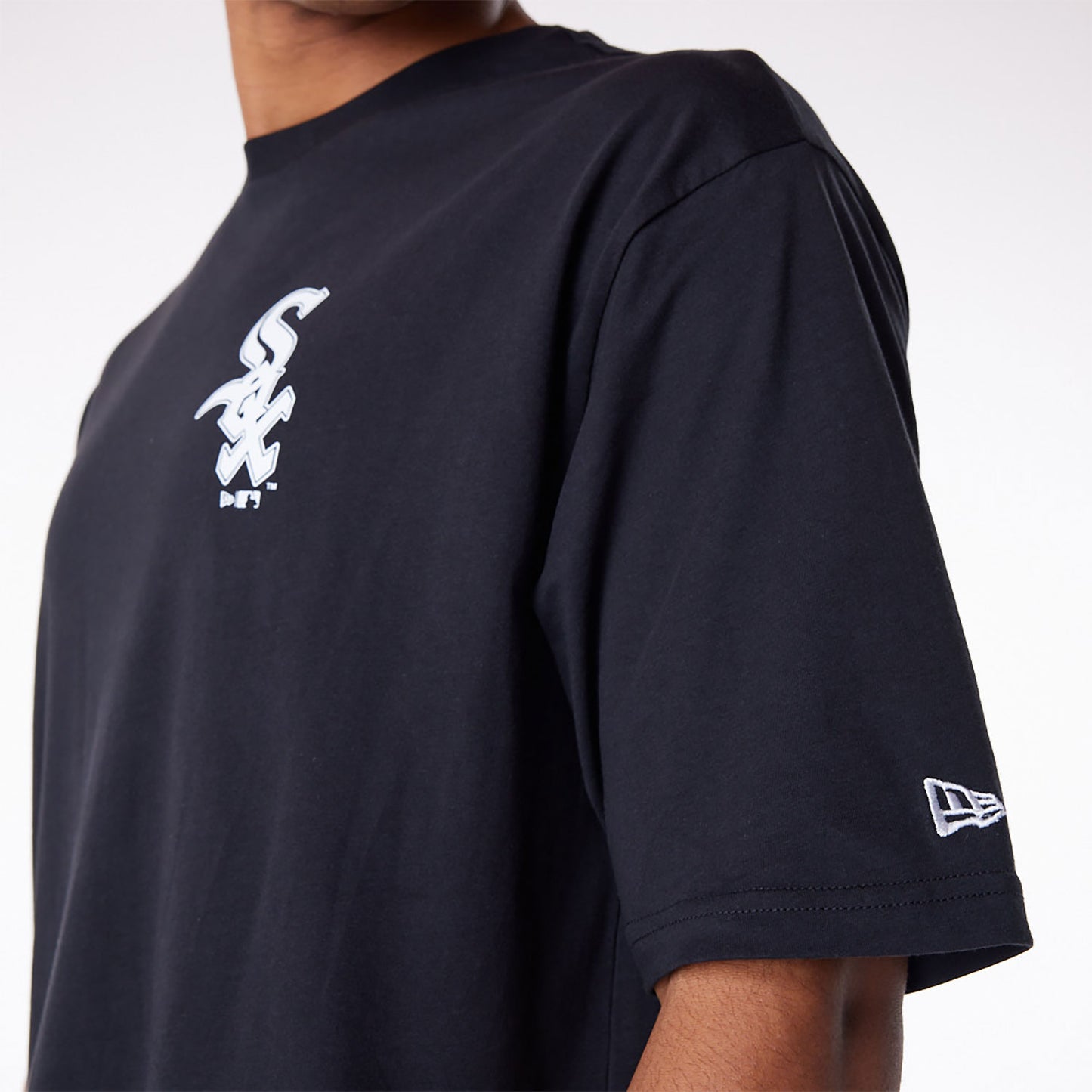 New Era Bolur - Chicago White Sox MLB Essential Black Oversized T-Shirt