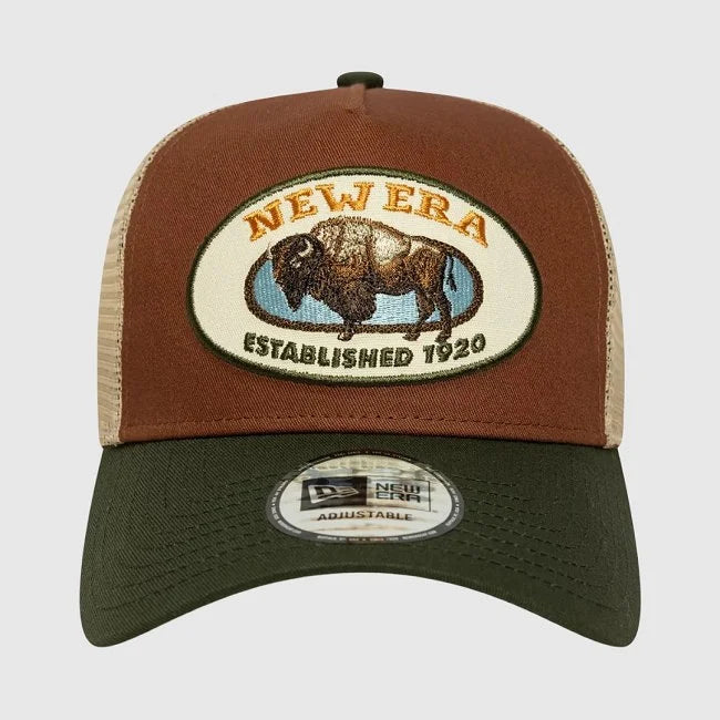 New Era Derhúfa - Animal patch trucker A-frame