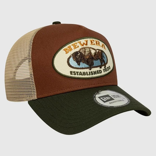 New Era Derhúfa - Animal patch trucker A-frame