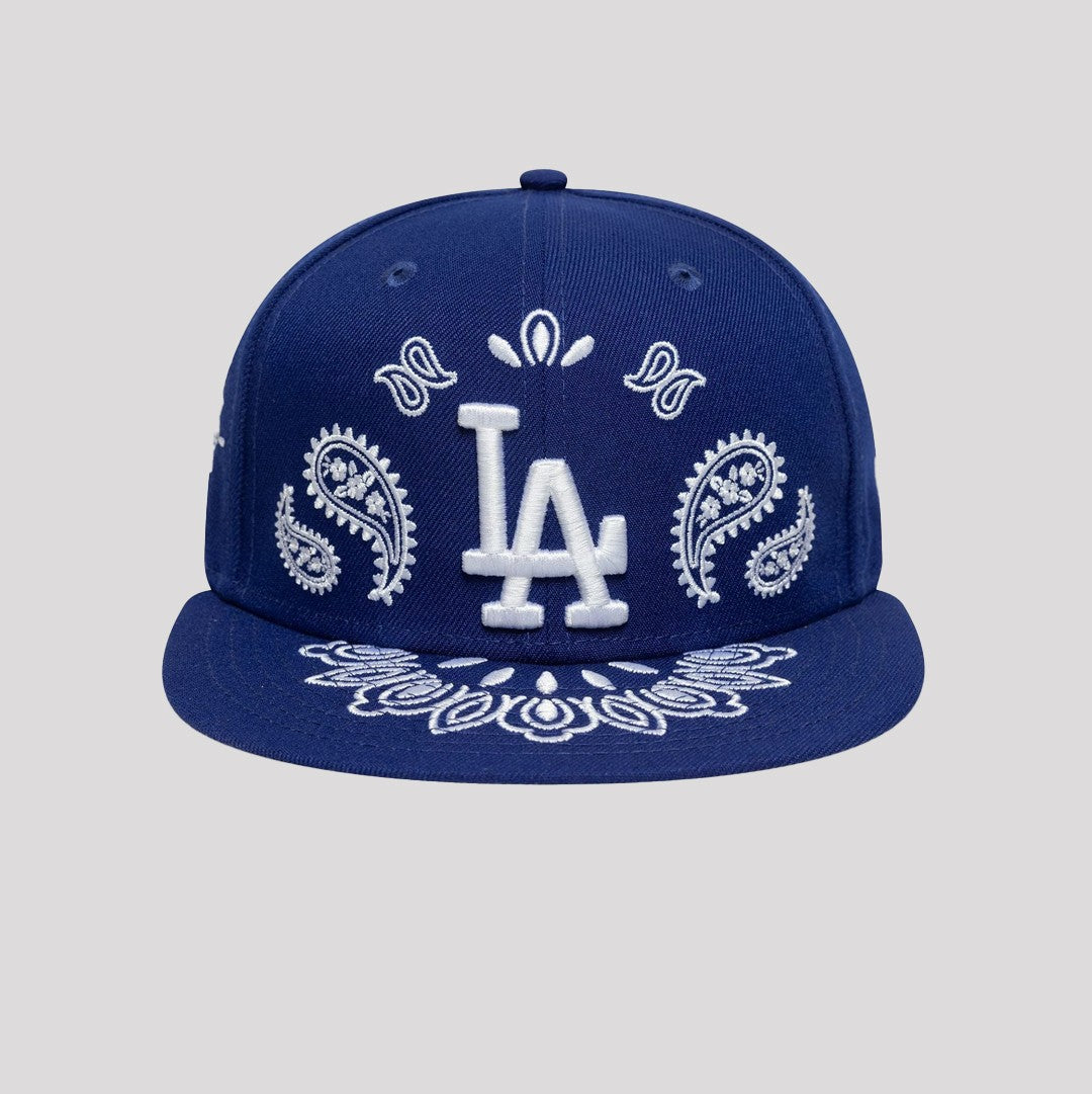 New Era Derhúfa -  MLB LA Dodgers PAISLEY 59FIFTY  BLUE