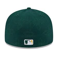 New Era Derhúfa - Oakland Athletics pattern 59FIFTY Græn