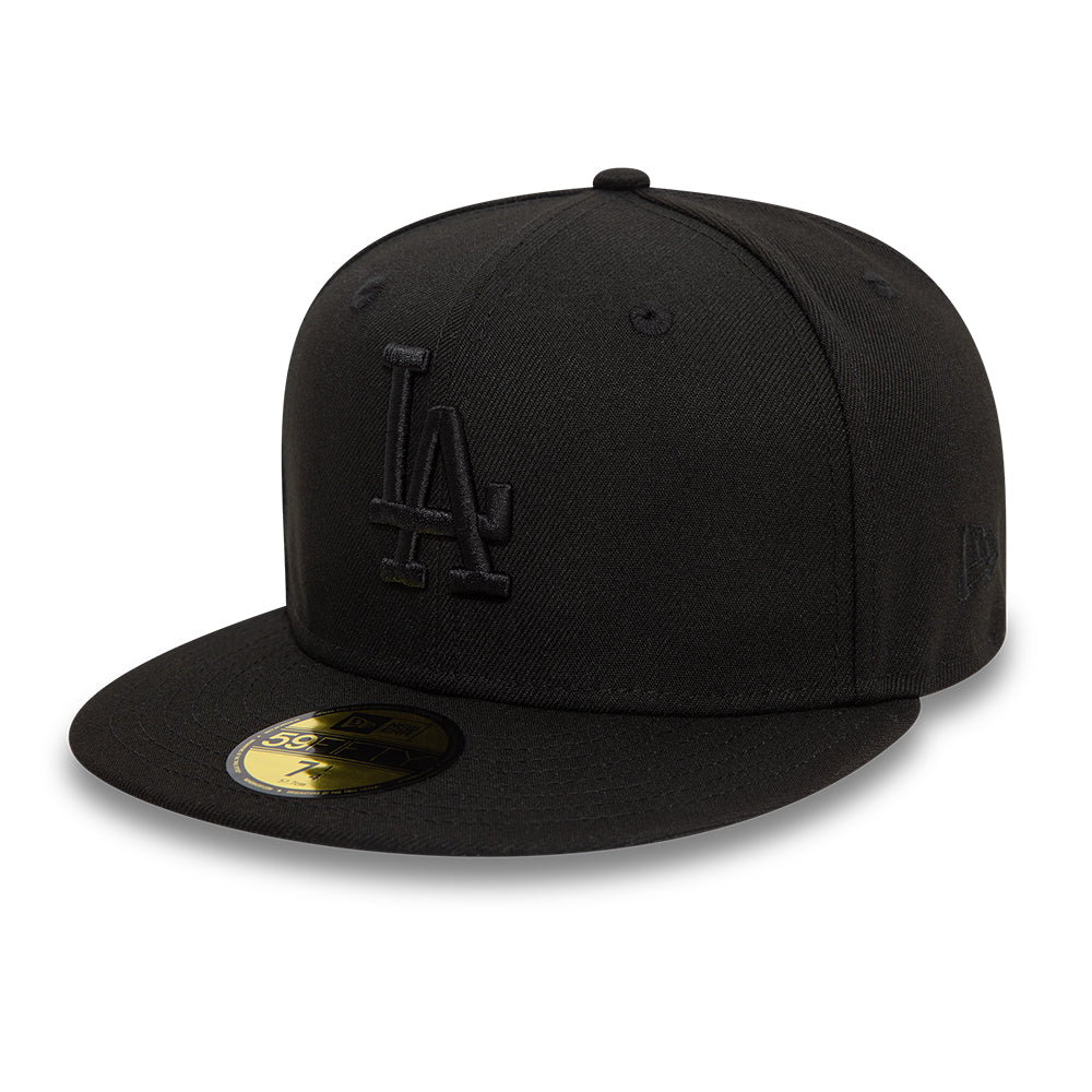 New Era Derhúfa - LA Dodgers League Essential Black 59FIFTY Fitted Cap