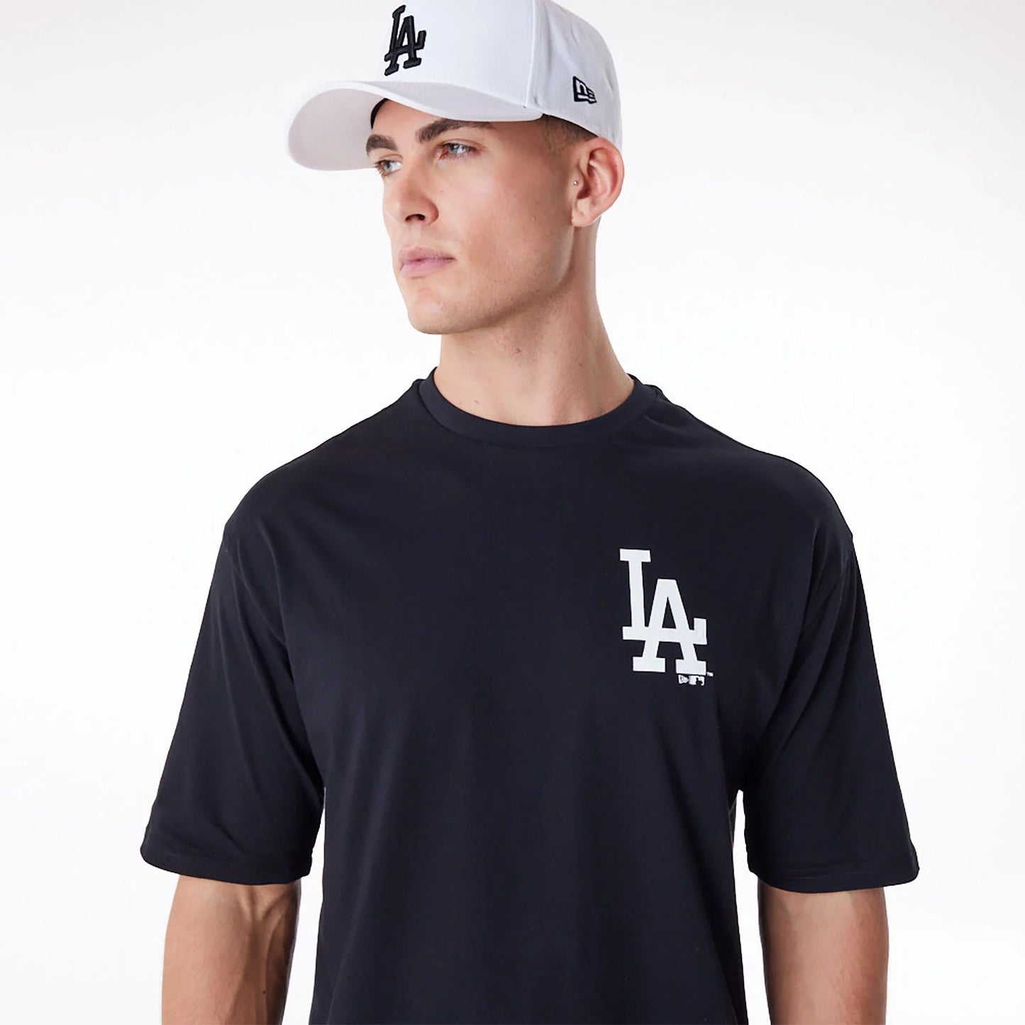 New era Bolur - LA Dodgers MLB Essential Black Oversized T-Shirt