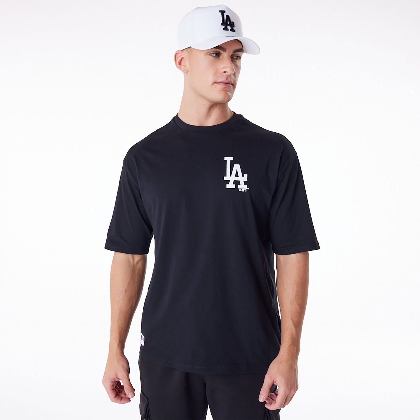 New era Bolur - LA Dodgers MLB Essential Black Oversized T-Shirt