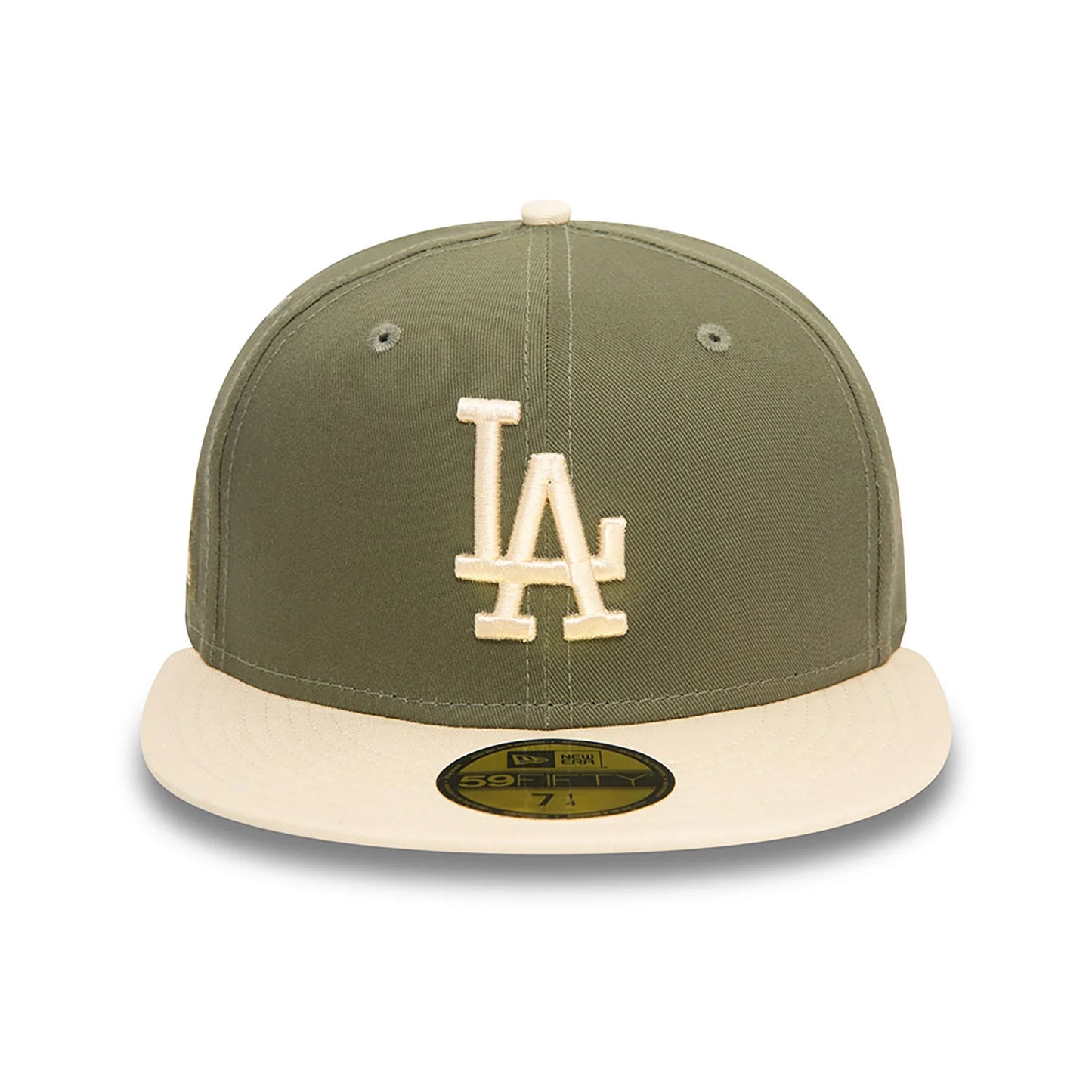 New Era Derhúfa - LA Dodgers MLB Side Patch Khaki 59FIFTY Fitted Cap