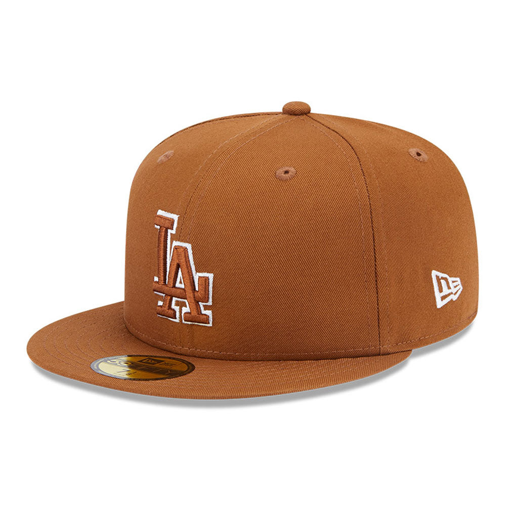 New Era Derhúfa - LA Dodgers Team Outline Brown 59FIFTY Fitted Cap