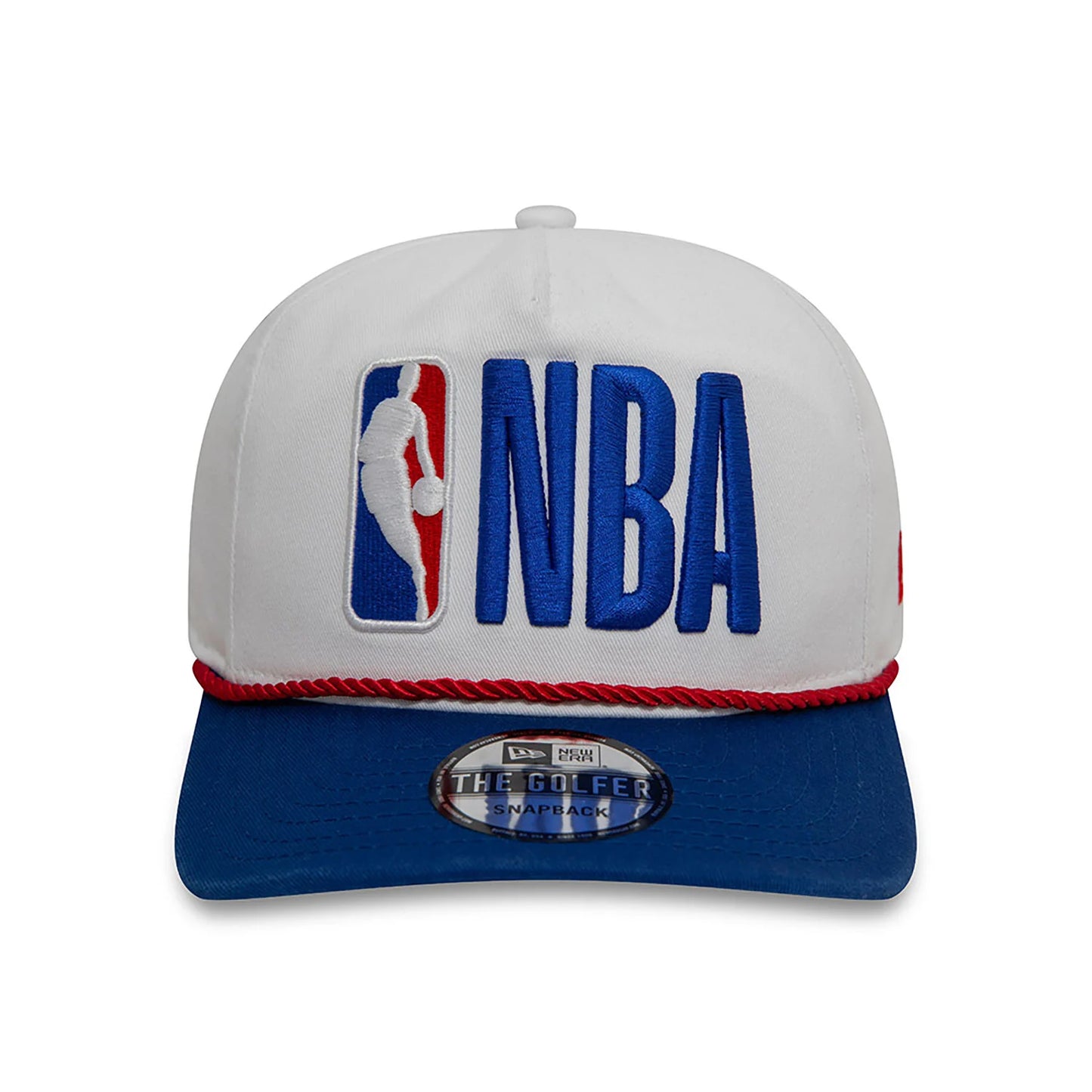 New Era Derhúfa - NBA Logo Washed White Golfer Snapback Cap