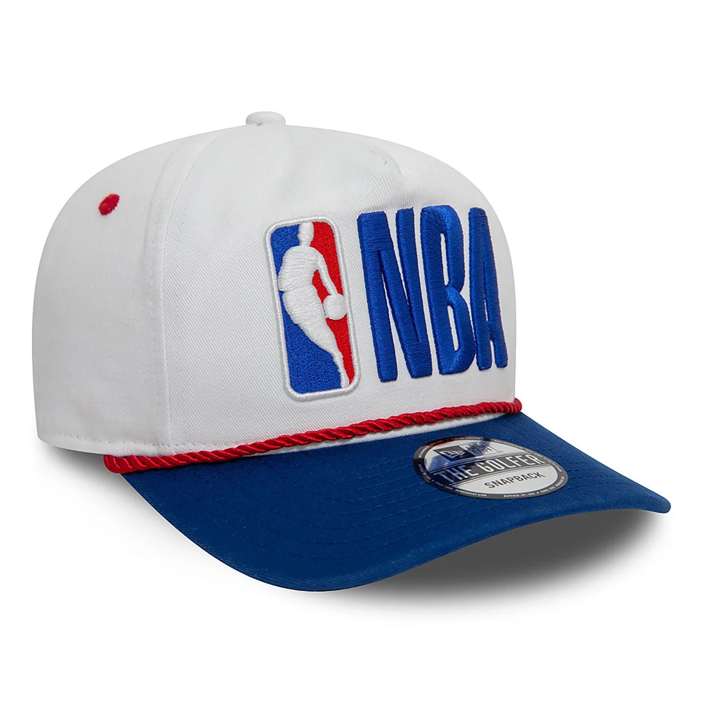 New Era Derhúfa - NBA Logo Washed White Golfer Snapback Cap