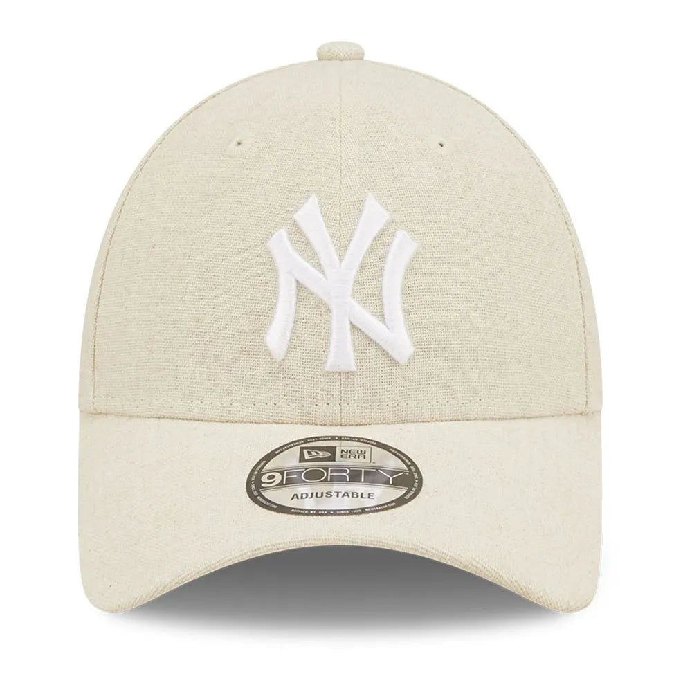 New Era Derhúfa - New York Yankees Essential Hör kremuð 9FORTY OSFA