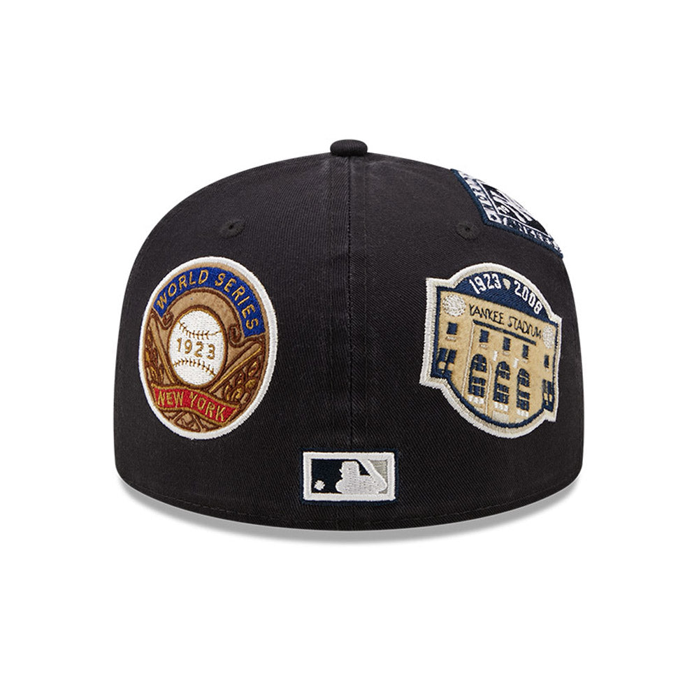 New Era Derhúfa - New York Yankees Cooperstown Patch Navy 59FIFTY Cap