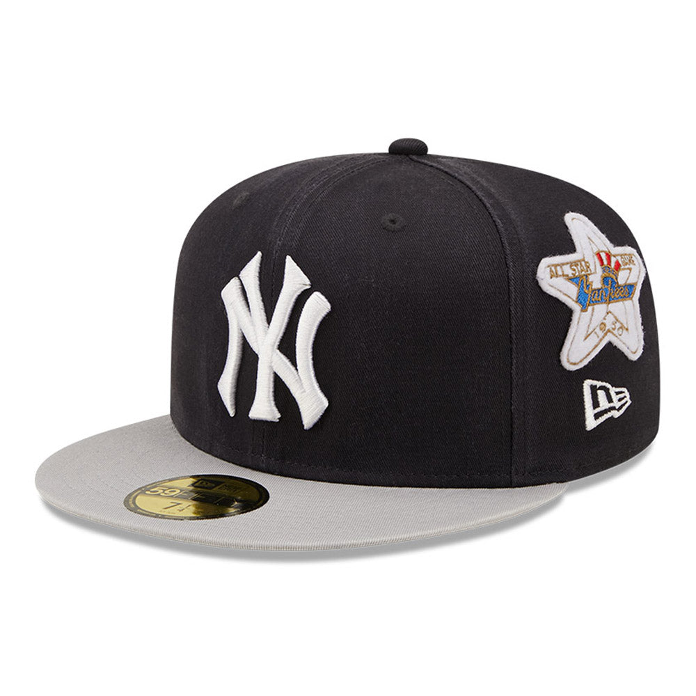 New Era Derhúfa - New York Yankees Cooperstown Patch Navy 59FIFTY Cap