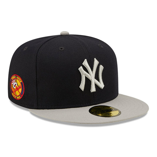 New Era Derhúfa - New York Yankees MLB Side Patch Navy 59FIFTY Fitted Cap