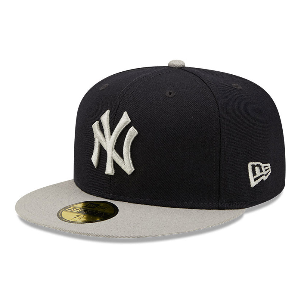 New Era Derhúfa - New York Yankees MLB Side Patch Navy 59FIFTY Fitted Cap