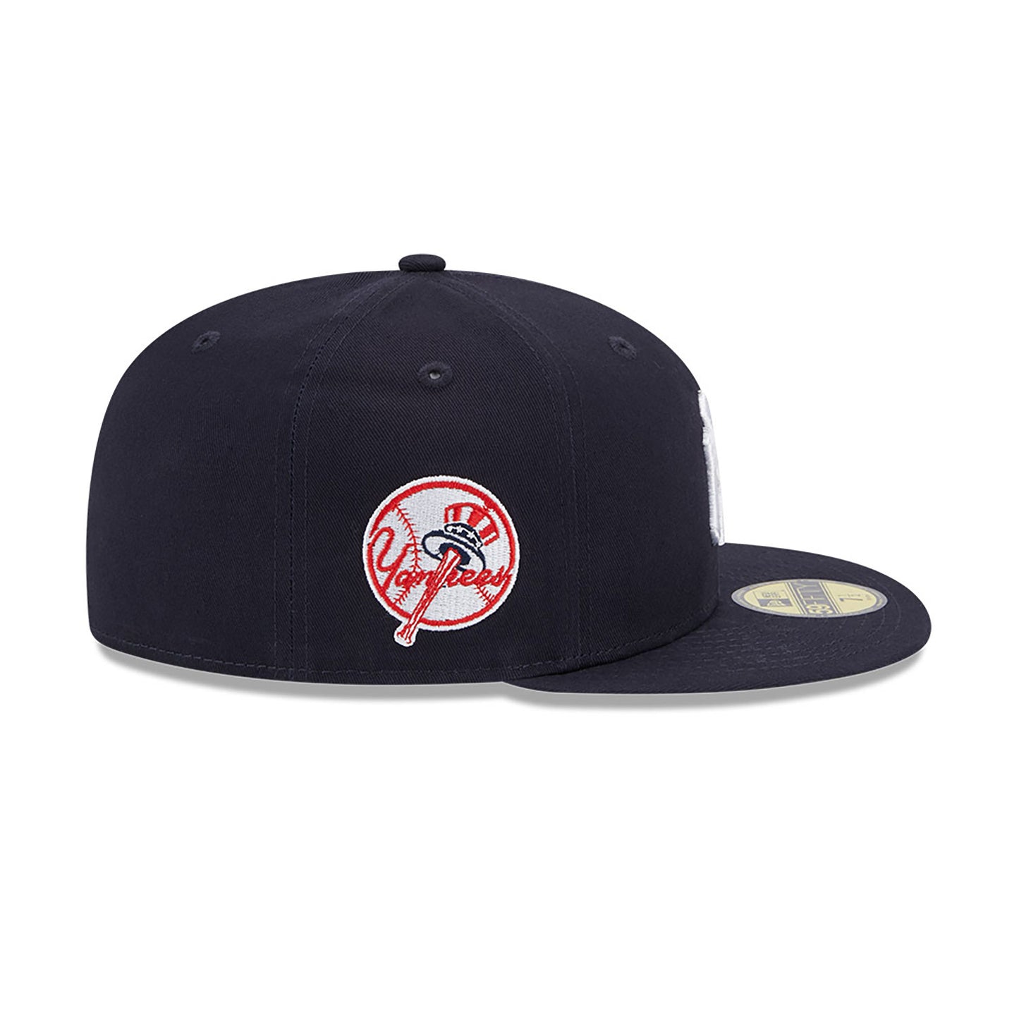 New Era Derhúfa - New York Yankees Team Side Patch Navy 59FIFTY Fitted Cap