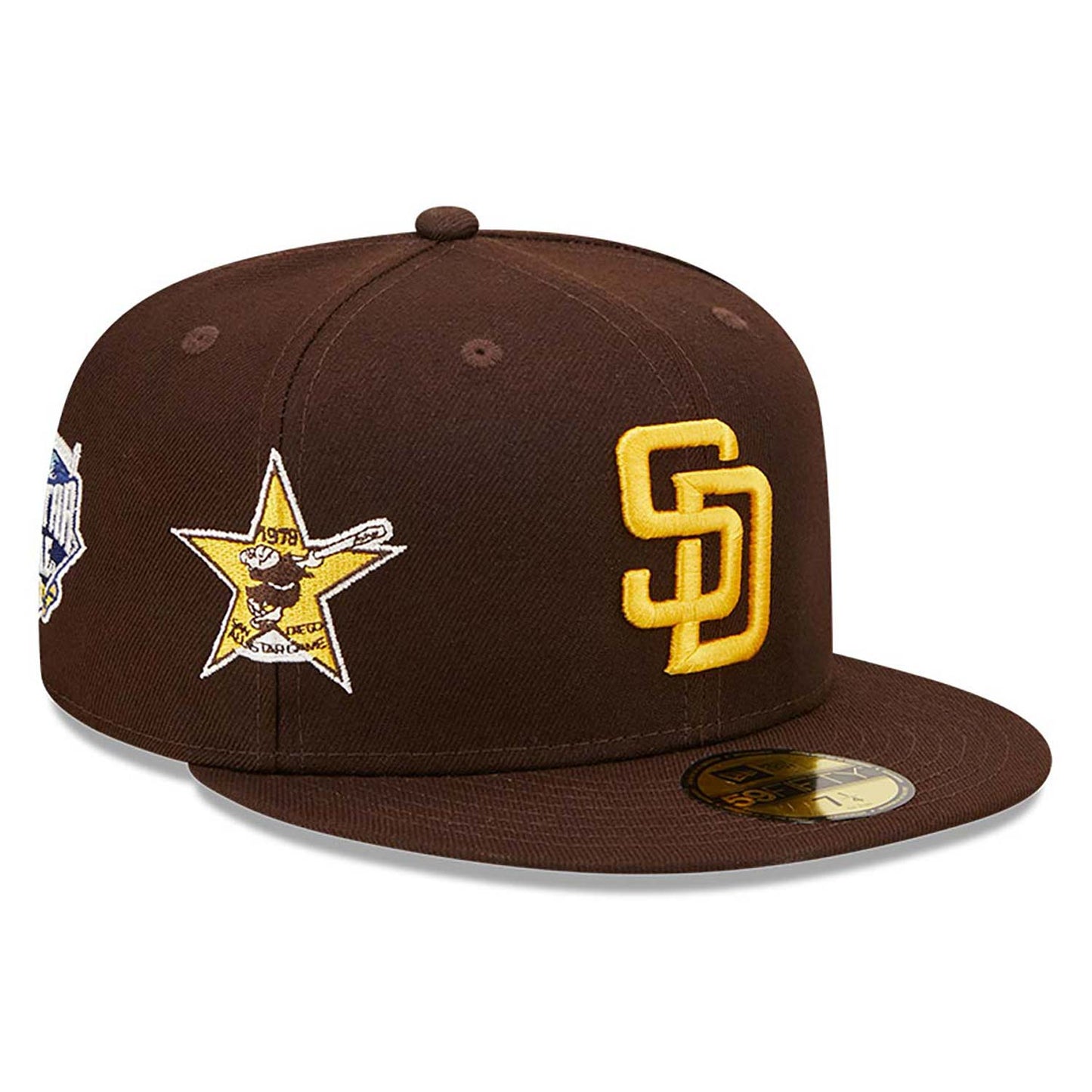 New Era Derhúfa - San Diego Padres Cooperstown Multi Patch Brown 59FIFTY Fitted Cap