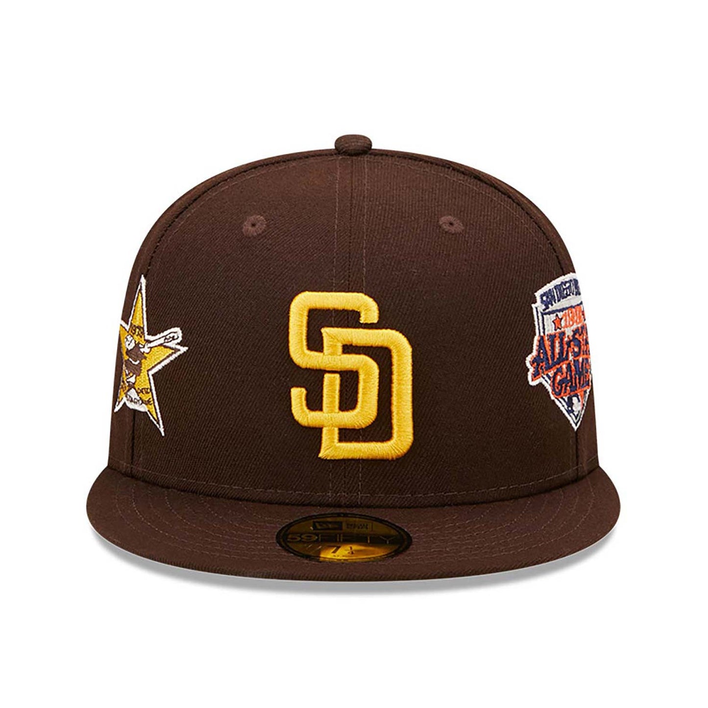 New Era Derhúfa - San Diego Padres Cooperstown Multi Patch Brown 59FIFTY Fitted Cap