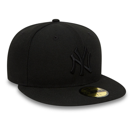 New Era Derhúfa - New York Yankees Black on Black 59FIFTY Cap