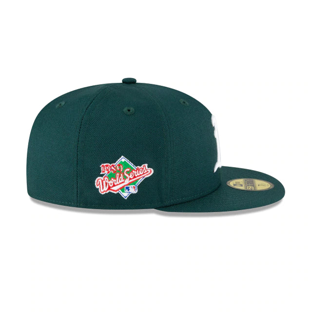 New Era Derhúfa -Oakland Athletics World Series Græn 59FIFTY Fitted Cap