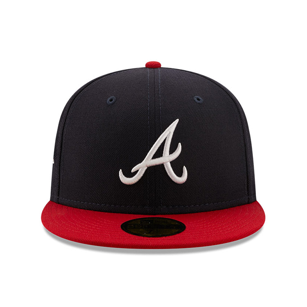 New Era Derhúfa - Atlanta Braves MLB Logo History Navy 59FIFTY Fitted Cap