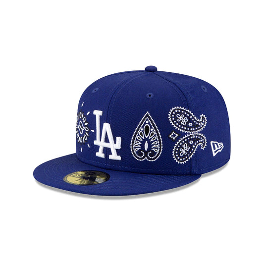 New Era Derhúfa - Los Angeles Dodgers Paisley Elements 59Fifty Fitted Cap