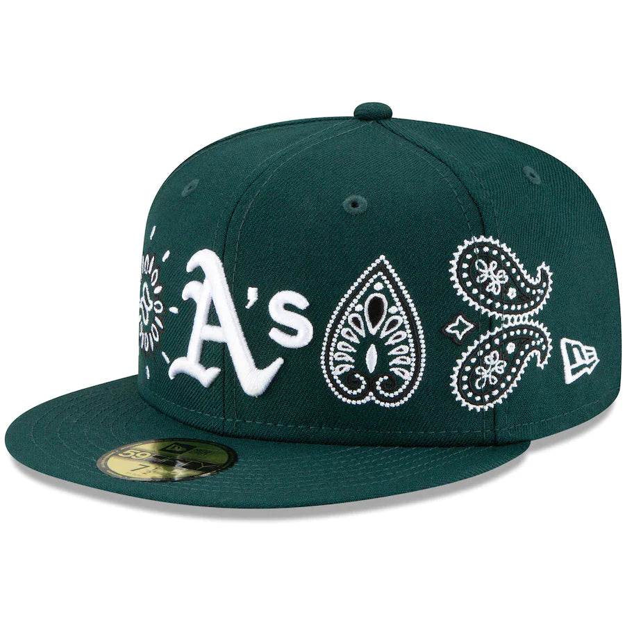 New Era Derhúfa - Oakland Athletics  Paisley Element 59FIFTY Fitted Cap